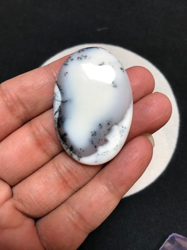 Dendrite Opal Cabochon 1 Piece Size 42 MM Approx