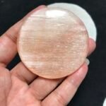 Selenite Cabochon 1 Piece Size 60 MM Approx5-A-446