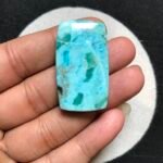 Dominican Larimar Cabochon 1 Piece Size 37 MM Approx