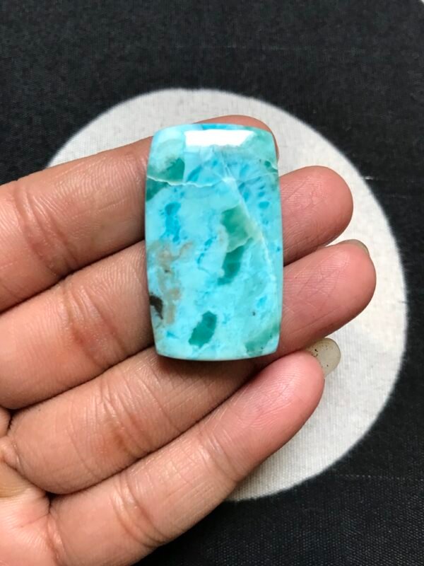 Dominican Larimar Cabochon 1 Piece Size 37 MM Approx