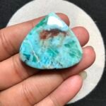 Dominican Larimar Cabochon 1 Piece Size 37 MM Approx