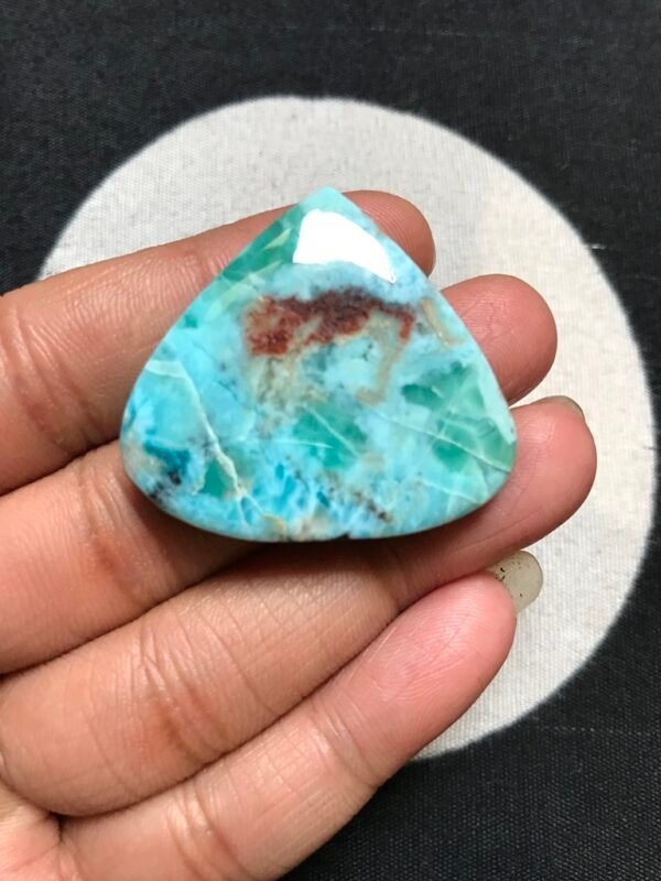 Dominican Larimar Cabochon 1 Piece Size 37 MM Approx