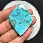 Dominican Larimar Cabochon 1 Piece Size 51 MM Approx