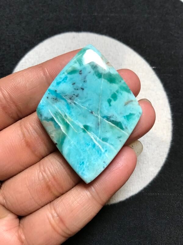 Dominican Larimar Cabochon 1 Piece Size 51 MM Approx